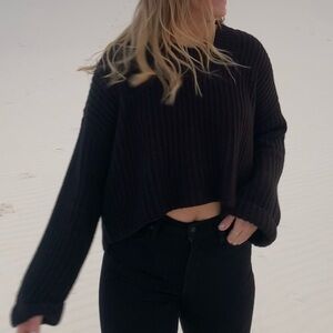 rag supply black sweater